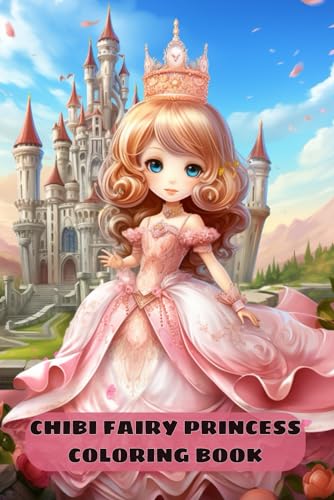 Chibi Fairy Princess Coloring Book for Adults: Adorable Fairies Coloring Pages with Whimsical Little Fairytale Princesses Miniature Illustrations von Independently published